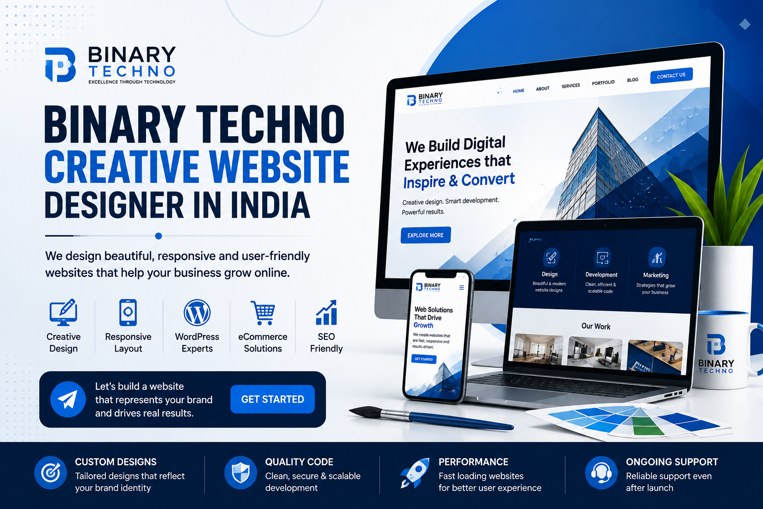 Professional Web Design Company in India for Responsive and SEO-Friendly Websites