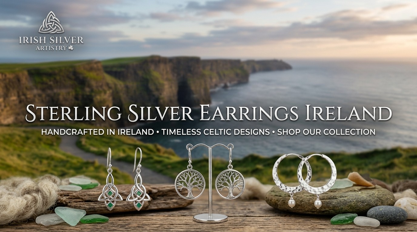 Modern Sterling Silver Earrings Collection in Ireland